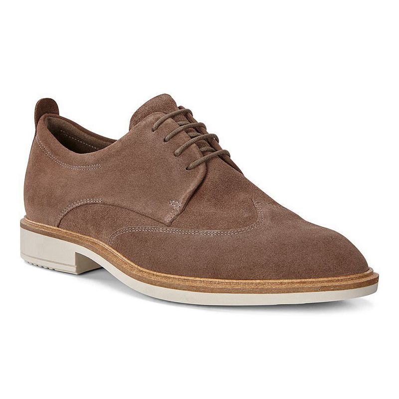 Zapatos Derby Ecco St.1 Hybrid Lite Para Hombre,Marrones,791025-KNU